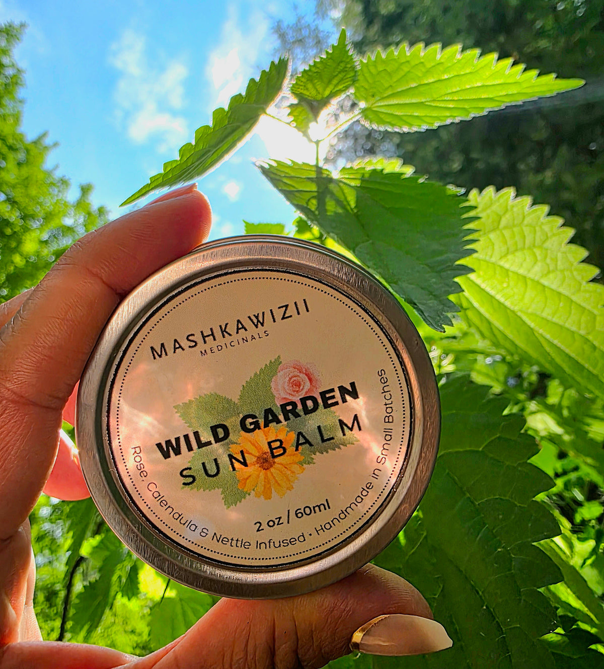 Wild Garden Sun Balm 2oz tin
